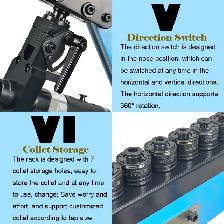 M3-M12 Universal 360°Pneumatic Tapping Machine 056352 - Photo 9