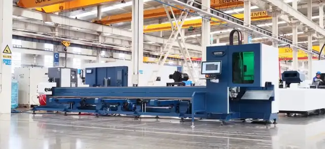 20' Tube Laser cutting machine with automatic loading system