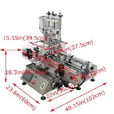 Two Nozzles Fully Automatic Paste Liquid Filling Machine 160208 - Photo 4