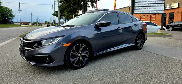 2020 Honda Civic Sport CVT-NO ACCIDENT-SUNROOF-REMOTE START-REVE