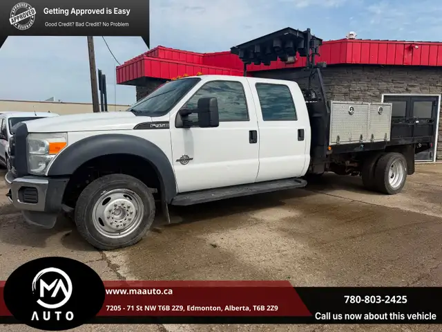 2012 Ford Super Duty F-450 DRW Crew Cab 8 FT Flatbed