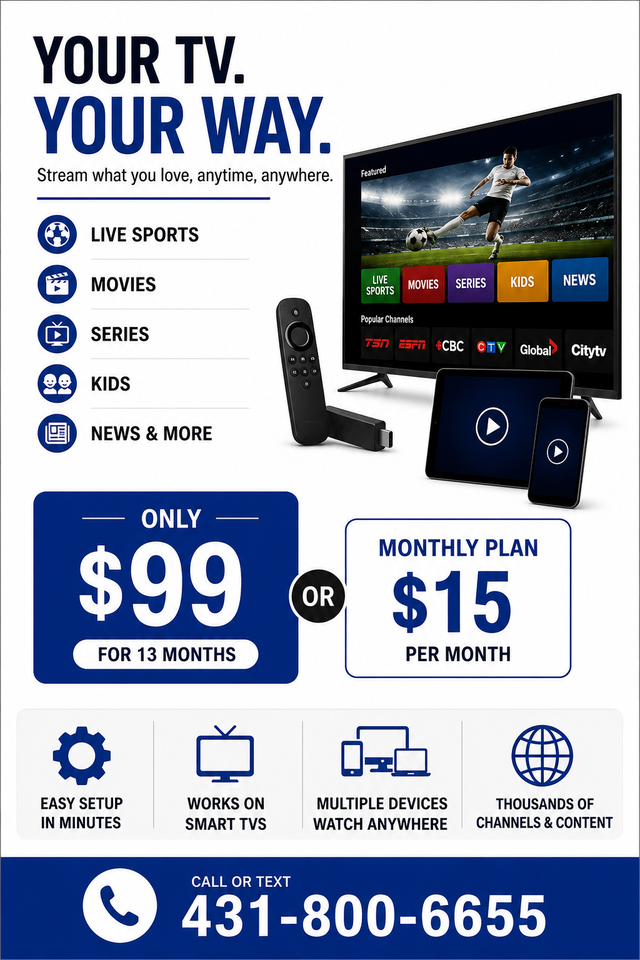 Quality Streaming for Your Home – Flexible Plans