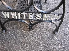 WHITE SEWING MACHINE LIVE EDGE COFFEE ENTRANCE TABLE ETC - Photo 5
