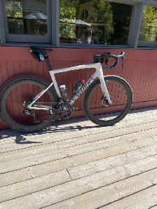 vélo route Specialized Tarmac S-Works 56 cm 12 V Dura ace Di2