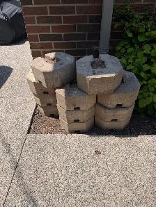 Concrete deck blocks