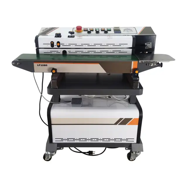 Continuous Vacuum Packing Bag Sealing Machine 110V 181016