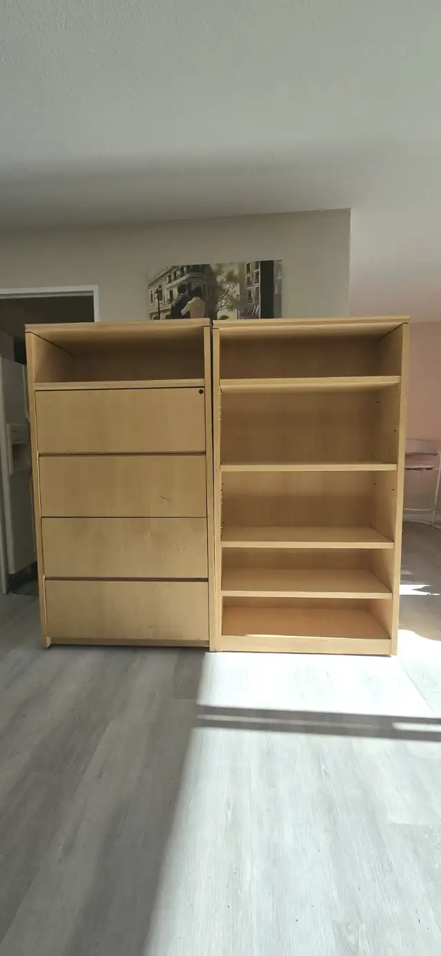 For sale. Books and wardrobes shelves, 2 items.