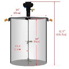 50 Gallon Tank Barrel Mixer Pneumatic Clip Bracket 140044 - Photo 3
