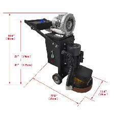 4-Head Concrete Floor Grinder with Vacuum Dust Collector238005 - Photo 7