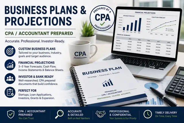 CPA / Accountant prepared business plan