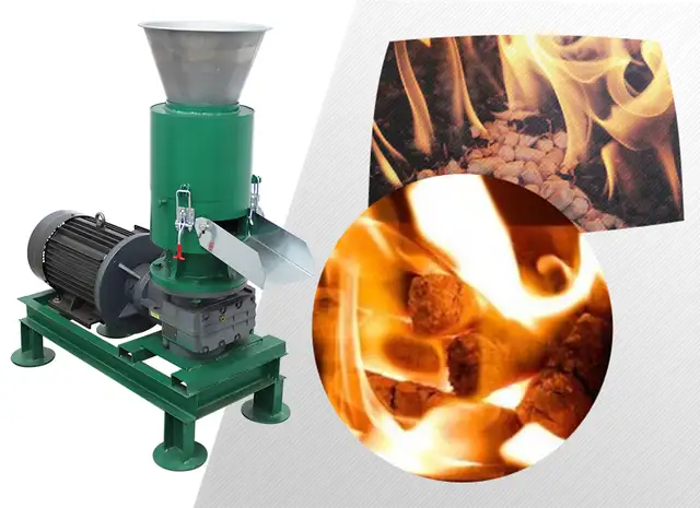 6mm Wood Pellet Machine 60KG/H Wood Pelletizer Mill 239677