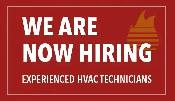 NOW HIRING GAS TECHNICIAN AND HVAC