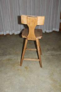 Tabouret en érable solide de (1950) - Photo 3