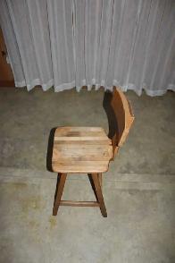 Tabouret en érable solide de (1950) - Photo 4
