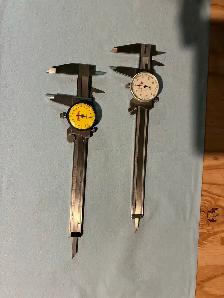Starrett 6" dial verniers