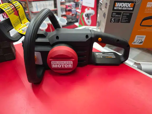 scie a chaine Worx nitro edition