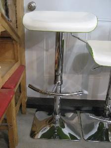 2 Vintage retro hydraulic bar stools - Photo 4