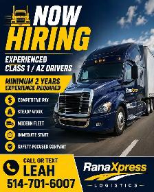 AZ / Class 1 Truck Driver Wanted – Immediate Start!