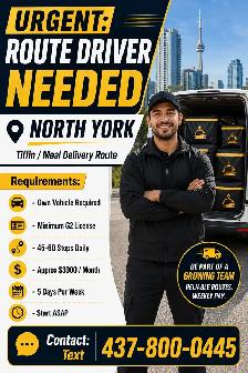 Urgent Driver Needed