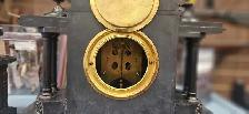 Vintage 1900s Mantal Clock with key - Photo 6