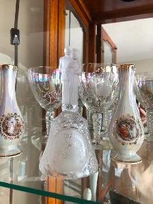 Elegant Clear Glass Wedding Bell - Photo 2
