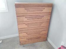 10 pc Oak queen size bedroom suite