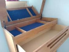 10 pc Oak queen size bedroom suite - Photo 2