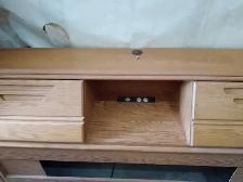 10 pc Oak queen size bedroom suite - Photo 6