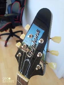 2002 Army Green Epiphone Flying V In Brand New Condition - Photo 7