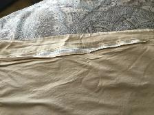 Housse pour lit queen avec 2 couvre-oreillers et juponnage - Photo 4