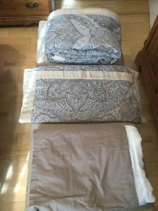Housse pour lit queen avec 2 couvre-oreillers et juponnage - Photo 5