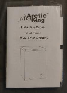 Brand New ARCTIC KING Chest FREEZER Upright COMPACT 3.5 Cubic Ft - Photo 4