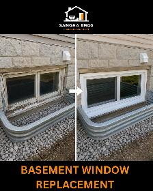SIDE ENTRANCE DOOR-EGRESS WINDOW-BASEMENT WINDOW- BELOW GRADE