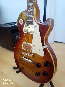 Epiphone Cherry Sunburst Quilt Top Les Paul Standard - Brand New - Photo 3