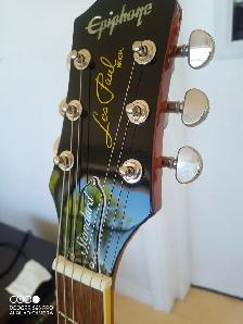 Epiphone Cherry Sunburst Quilt Top Les Paul Standard - Brand New - Photo 8