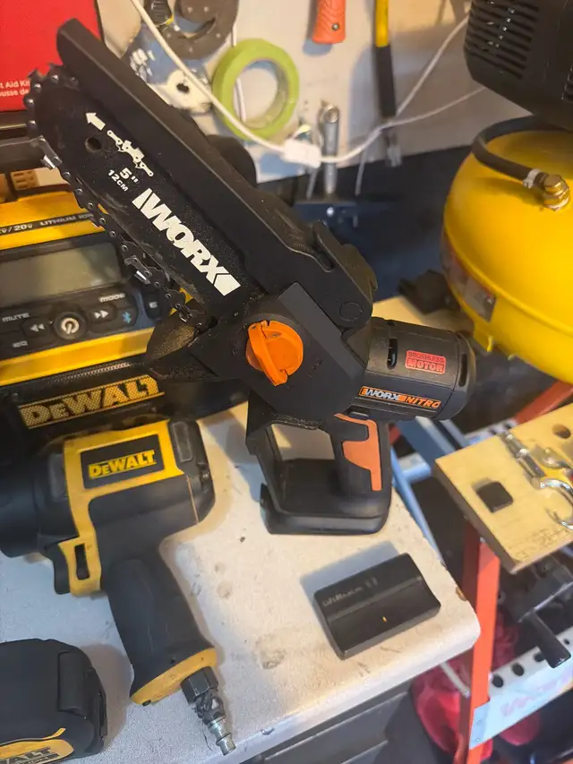 worx mini chainsaw