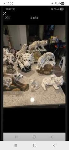 ceramic white tiger collection - Photo 3