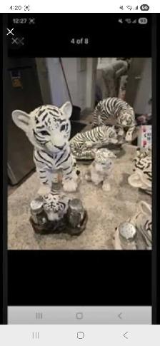 ceramic white tiger collection - Photo 4