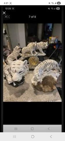 ceramic white tiger collection - Photo 5