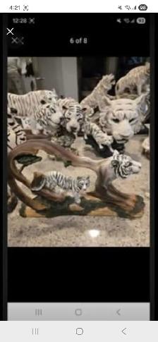 ceramic white tiger collection - Photo 6