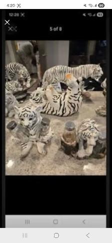 ceramic white tiger collection - Photo 7