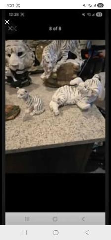 ceramic white tiger collection - Photo 8