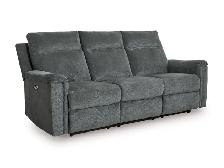 New Barnsana Gravel Power Reclining Sofa Reg. $1699