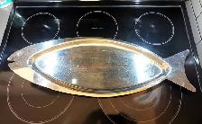 Big Stainless SBig Stainless Steeleel Large Fish Type Party Tray