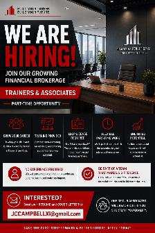 TRAINERS & ASSOCIATES NEEDED