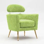 Brand New MMW Teddy Boucle Accent Armchair $199 - Photo 8