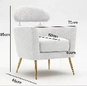 Brand New MMW Teddy Boucle Accent Armchair $199 - Photo 9