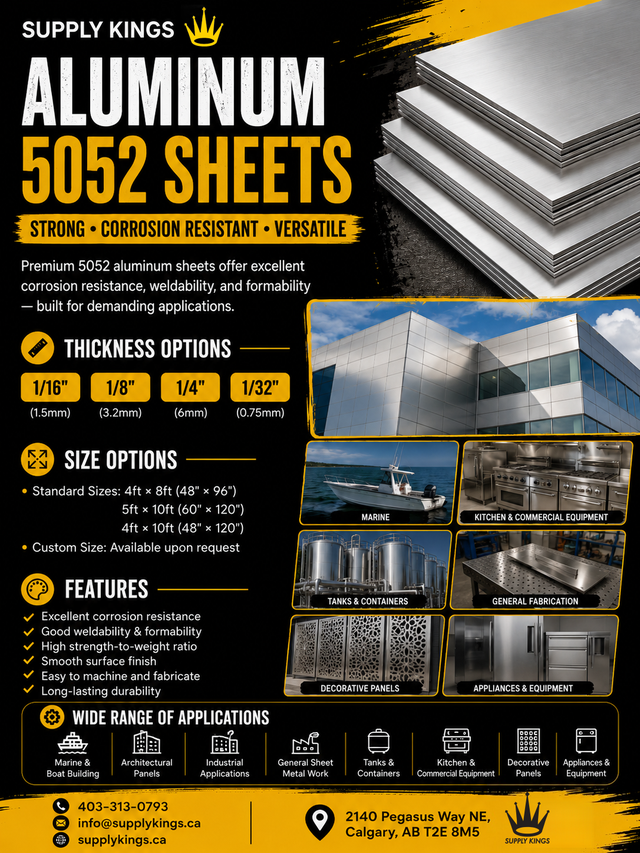 Premium 5052 Aluminum Sheets