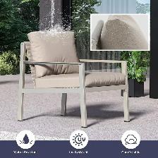 Brand New 4pcs All Aluminum Patio Furniture Set Selling at $399 - Photo 5