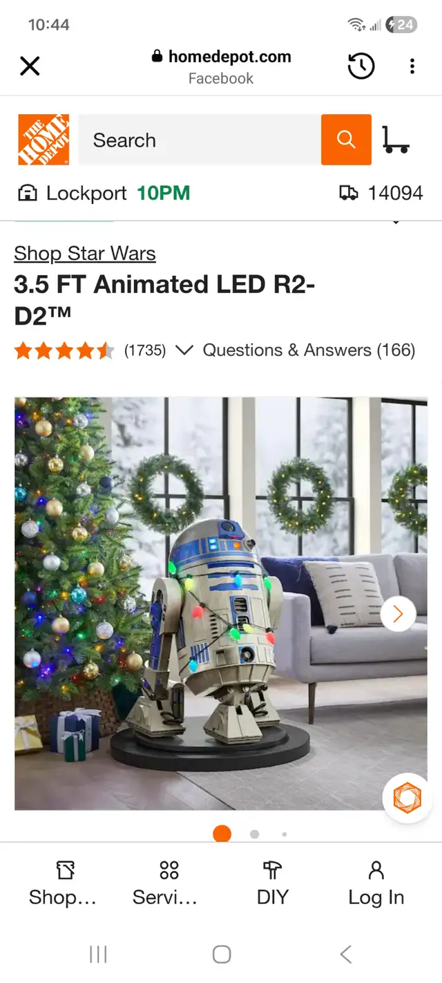 LOOKING FOR R2D2 HOME DEPOT